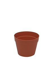 EUROPALMS 83011015 Plastic Flower Box Red 17 cm Multi-Coloured One Size