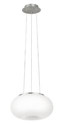 Eglo Iluminação de teto 86813 Níquel E27, lâmpada, níquel, quarto, cozinha, sala de estar, ao redor, escovado, vidro, aço, IP20