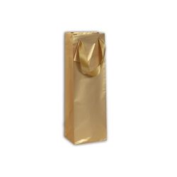 Clairefontaine 212900Cpack - Un lot de 5 Sacs Cadeaux Premium- Format Bouteille - Dimensions : 12,5x9,5x38cm - Motif : Uni or mat