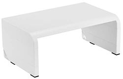 Bostitch Office Konnect Support de Moniteur réglable, 4 hauteurs, Gestion des câbles intégrée, Pieds en Caoutchouc, Blanc