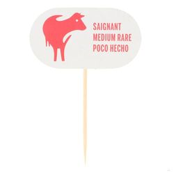 García de Pou 20000 Unidades - 112.09 Palillos para Filete Poco Hecho, 8 cm, Blanco