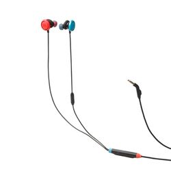 JBL Quantum 50 N Słuchawki Przewodowe Douszne do Gier z Mikrofonem z Funkcją Wyciszenia, USB C i Dźwiękiem JBL QuantumSURROUND, Kompatybilne z Wieloma Platformami, Niebiesko-czerwone
