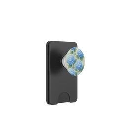 Azul Hortensias Amante De Las Flores Jardín Tropical Floral PopSockets PopWallet para MagSafe