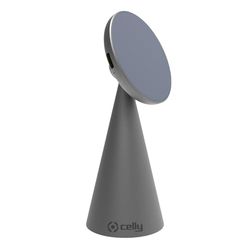 Celly MAGSTANDCHARGE, Supporto Ricarica Wireless 15W, Caricatore Wireless Cellulare Compatibile con la tecnologia Magaafe, Cavo Ricarica Incluso