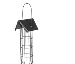 TRIXIE Support pour boulettes de mésanges - pour jusqu'à 4 boulettes de mésanges - toit amovible - métal laqué époxy - résistant aux intempéries - 11 × 25 × 10 cm - 55623