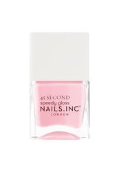 Nails Inc – LADBROKE GROVE GROOVING Quick Drying Nagellack – ljus godisrosa – snabbtorkande på 45 sekunder – nagelförstärkning med hexanal, kalcium, magnesium – krispig fri – perfekt manikyr