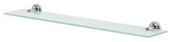 Spirella colección, Balda 60x12, Metal cromado y Vidrio de seguridad, Gris Collezione Campagne, Mensola, Metallo Cromato e Vetro di Sicurezza, Grigio