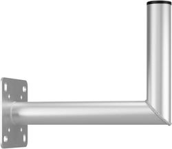 goobay Sat wandhouder met boring voor balkonhouder / houder voor satellietschotel tot max. 85 cm / masthouder / hoekhouder / wandsteun / antennehouder met 350 mm wandafstand 60503