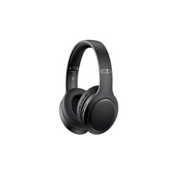 SPC Heron Studio – Bluetooth hoofdtelefoon over-ear met 26 uur batterijduur, twee gelijktijdige verbindingen, geïntegreerde microfoon, aux-in-ingang en opvouwbaar, kleur zwart