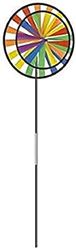 Paul Günther 1304 - Carillon coloré Twin Wheel, env. 28 x 70 cm, comme décoration pour Le Jardin, la terrasse et Le Balcon, résistant aux intempéries et à la lumière