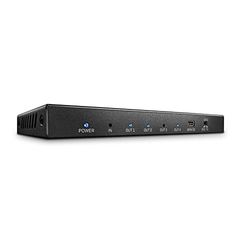 LINDY Divisor HDMI 2.0 18G de 4 Puertos, 4K a 60Hz 4:4:4, HDR, HDCP 2.2, EDID, Conecta 4 Pantallas a un Solo Dispositivo; Sky, BT, Virgin, Xbox, Playstation, PC, portátil, Mac, BLU Ray