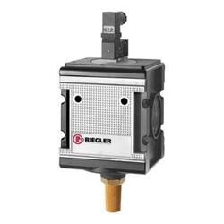 RIEGLER 133142-S 45-4 lampventil (3/2-vägsventil) »multifix«, 24 V DC, BG 4, G 1, 1 st.
