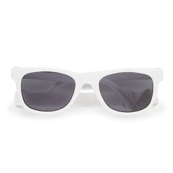 Dooky Unisex Baby Sunglasses, Unbreakable, Scratch Resistant, Shatterproof Lens, Adjustable and Removable Strap, UV-A and B Protection, Comes with Luxurious Storage Case, 6-36 Months, Santorini, White
