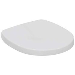 Ideal Standard - Connect Space, Copriwater originale dedicato, Sedile a chiusura rallentata con cerniere in acciaio, Bianco