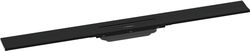 hansgrohe RainDrain Flex Doucheafvoergoot 900 mm, afvoerafvoer, douche, in te korten, voor wandmontage, mat zwart