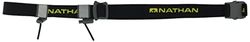 Nathan 1128 Cinturón para Dorsal, Unisex Adulto, Gris (Black), Única