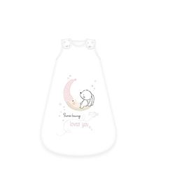 Herding Baby Best - Saco de Dormir para bebé, diseño de Conejo, 90 x 45 cm, Cremallera Lateral a Lado y Botones a presión
