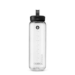 RECON 1L HydraPak RECON - Borraccia d'Acqua in Plastica Riciclata al 50%, Eco-Friendly e Senza BPA, Tappo a Vite a Flusso Regolare, Facile da Trasportare (1 Litro, Trasparente)
