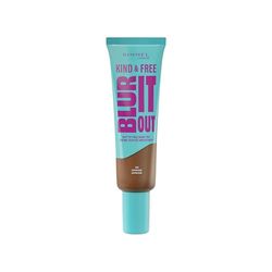 Rimmel Kind & Free, Blur It Out Mattifying Skin Tint, 705 Espresso, Lightweight Matte Finish, Minimises Pores, Infused with Cica Complex and Vitamin E, SPF 20, All-Day Shine Control, 30ml