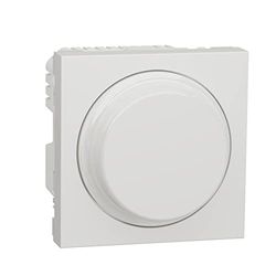 Schneider Electric NU351418 New Unica, led-draaidimmer, 4-200 VA, eenvoudige installatie, halogeenvrij, polar