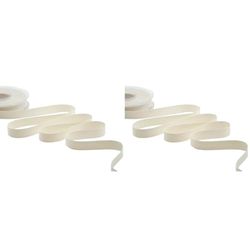 Furlanis - Poly Cotone, Nastro In Policotone Opaco Per Confezioni Regalo, Decorazioni, Bomboniere - Avorio, 15 mm x 25 m (Confezione da 2)