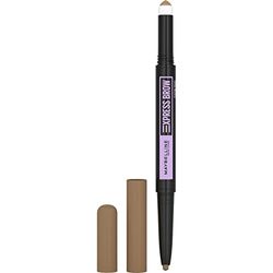 Maybelline New York Matita-Ombretto Express Brow 2-in-1, Per sopracciglia piene e naturali, Dark Blond (01)