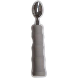Homecraft Standard Foam Cutlery, Arthritis Aids, For Weak Grip, Easy Grip Eating Utensils for Elderly or Disabled, Junior Soup Spoon, Ivory, 1 count