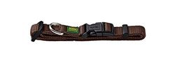 HUNTER Basic Vário colar de nylon (10/22 x 35 cm), castanho