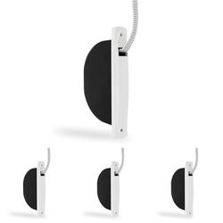 Amig - Recogedor de Persiana Compacto de Empotrar o Encastrado - Fabricado en PVC - Medidas: 2,8 x 18 x 9 cm (Ancho x Alto x Fondo). Medida de la Cinta: 14 mm (Ancho) - Resistente - Fácil Instalación