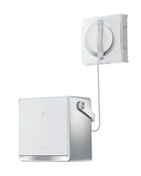 ECOVACS W2 OMNI Robot Lavavetri con Stazione Multifunzione, Robot Vetri con Rilevamento Intelligente dei Bordi, 12 Livelli di Sicurezza, Tecnologia di Spruzzo in 3 Direzioni