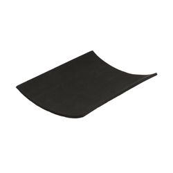 Anti-slip mussit van zwart EPDM zelfklevend 85 x 100 mm - dikte 2,5 mm - 1 stuk