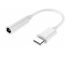 PremiumCord Adattatore da USB-C a Stereojack 3,5mm, Adattatore per Cuffie, Presa USB 3.2 Tipo C Maschio a Jack, Audio Aux, Compatibile con Android e iOS, Bianco, 10 cm