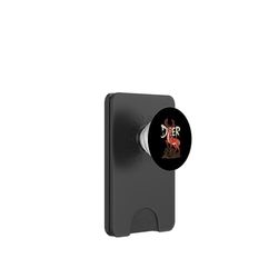 Chinese Traditional Art Deer Reindeer PopSockets PopWallet para MagSafe