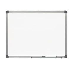 Pizarra Magnética, Pizarra Blanca Pared, Pizarra de Rotulador Marco Aluminio, Pizarra Magnética Vitrificada para Uso Escolar, Laboral o Personal, Superficie Suave y Brillante - Ofituria (60x45cm)