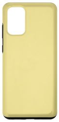 Galaxy S20+ Trendy Pastel Yellow Case