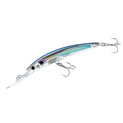 Yo-Zuri Crystal 3D Minnow Leurre coulant, 3D Crystal Minnow DD 150, Bleu/argenté