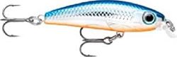 Rapala - Leurre de Pêche Ultra Light Minnow - Matériel de Pêche avec Corps Lesté - Leurre Pêche d'eau Douce - Profondeur de Nage de 0,6 à 0,9m - 6cm / 4g - Fabriqué en Estonie - Silver Blue
