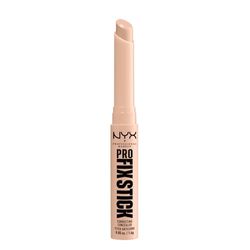 NYX Professional Makeup Correttore in Stick, Attenua, Corregge e Illumina, Tenuta fino a 12h, Arricchito con Acido Ialuronico, Pro Fix Stick, Tonalità: Light, 1,6 g