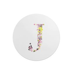 Questo Casa, Round Digital Printed Mouse Pad, Non-Slip Base, for Office and Home, Diameter:22cm