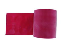Gima - Fascia o Banda Elastica per Riabilitazione, Colore Rosso, Resistenza Medium, Misure 45 m x 14 cm x 0,30 mm, Senza Lattice