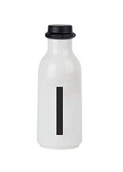Design Letters Unisex – volwassen To Go drinkfles, wit, 0,5 l