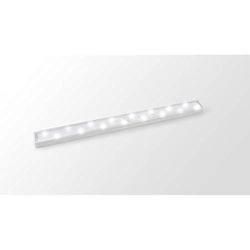 JOCCA rörelsedetektor garderob, 16 LED skåplampa, batteridriven med pinne 40 cm, vit