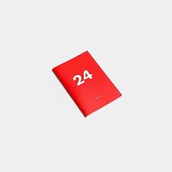 OD OCTÀGONDESIGN 2024 Mini Monthly Planner | Tamaño Similar A6 | Rojo