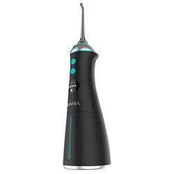 Cecotec Hydropulseur buccal portable Bamba ToothCare 1100 Jet Liberty 6 modes d'utilisation et 6 buses Écran LED, capacité 280 ml, 8 réglages de pression, IPX7, charge USB et sac de voyage