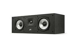POLK AUDIO Monitor XT30 Diffusore centrale Certificato Hi-Res Audio, Compatibile con Dolby Atmos e DTS:X, colore Nero