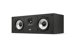 Polk Audio Monitor XT30 Diffusore centrale Certificato Hi-Res Audio, Compatibile con Dolby Atmos e DTS:X, colore Nero