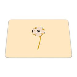 Bonamaison, Tappetino per mouse rettangolare, con stampa digitale, antiscivolo, per ufficio e casa, dimensioni: 22 x 18 cm