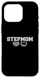 Stepmom Powered By Love Fueled By Coffee Custodia per iPhone 16 Pro