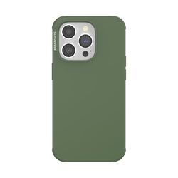 PopSockets Funda para iPhone 14 Pro con MagSafe, Funda para iPhone 14 Pro, el Agarre se Vende por Separado, Compatible con Carga inalámbrica, Color Verde Oliva