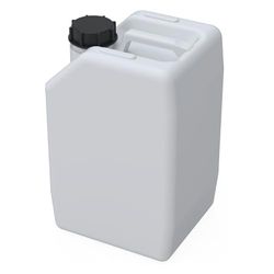 Bidon Bohlender®, 20 l, filetage S60/61 (DIN60/61), PE-HD-EX noir, buse inclinée, dimensions L x l x H mm 295 x 200 x 495